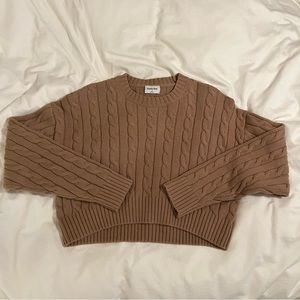 aritzia sunday best peggy cropped sweater